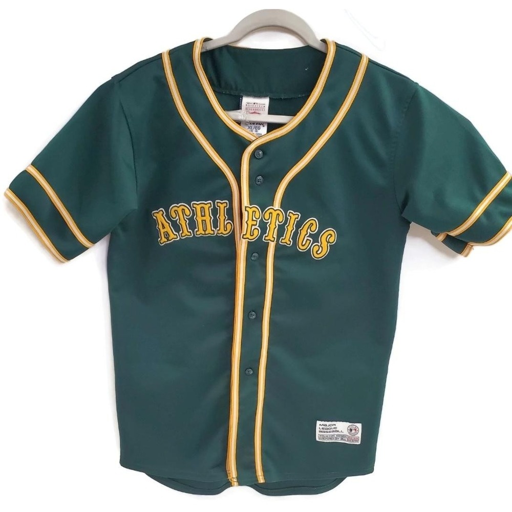Oakland Athletics Baseball Jersey Youth‎ XL MLB Baseball Athletics Shirt